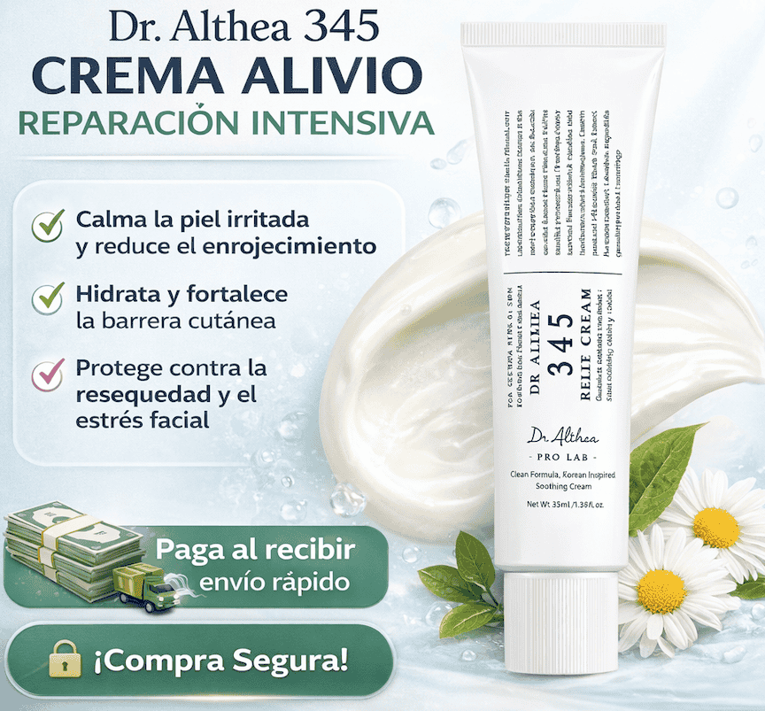 Dr. Althea 345 Relief Cream - La Crema que Rescata tu Piel Cuando Nada Más Funciona