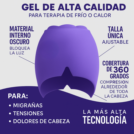 Gorro Terapéutico Para el Dolor de Cabeza y Migraña