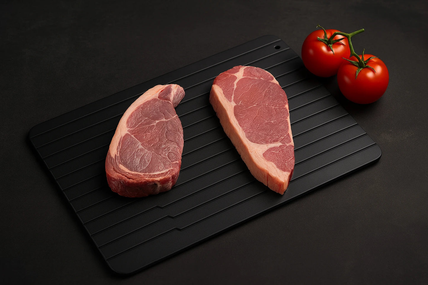 Tabla de Descongelación Rápida para Alimentos Congelados (Carne y Fruta)