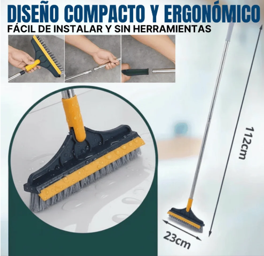 ESCOBA MULTIFUNCIONAL 3 EN 1 ESQUINICLEAN, LIMPIA MÁS CON MENOS ESFUERZO