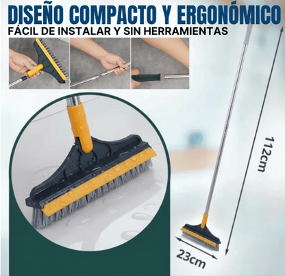 ESCOBA MULTIFUNCIONAL 3 EN 1 ESQUINICLEAN, LIMPIA MÁS CON MENOS ESFUERZO