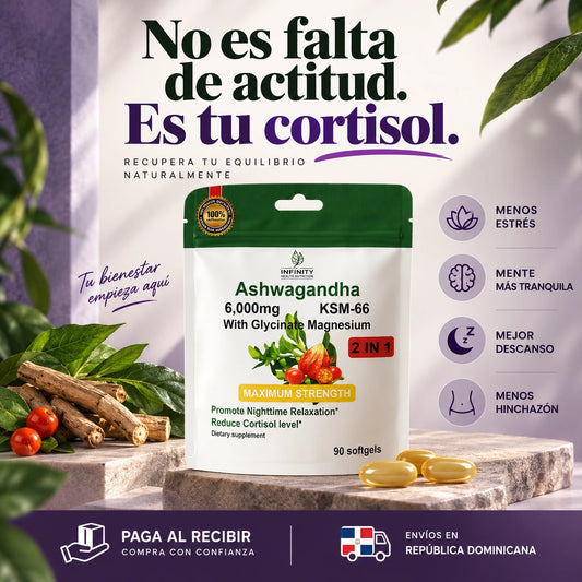 Suplemento de Ashwagandha con Glicinato de Magnesio