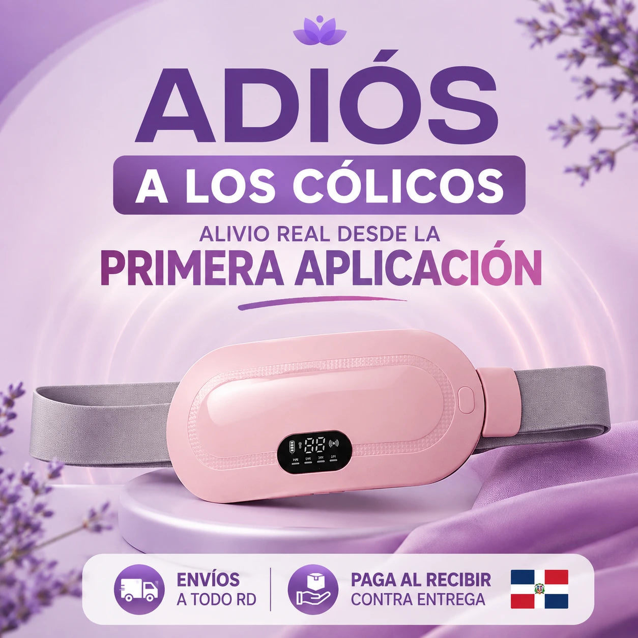 Cinturón Térmico para Aliviar Dolores Menstruales🩸