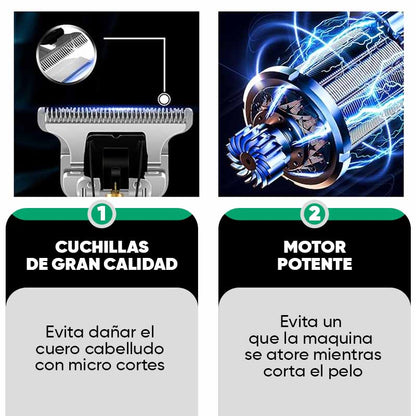 Maquina de Afeitar y Recortar Inalámbrico