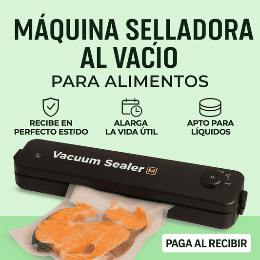MAQUINA SELLADORA AL VACIO DE ALIMENTOS
