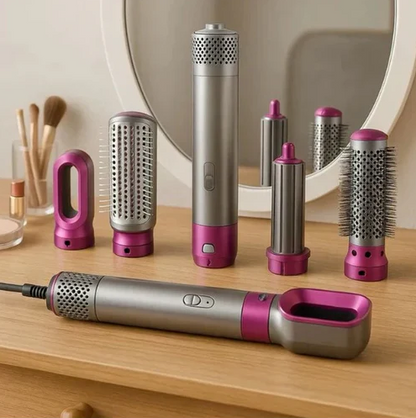 CEPILLO PARA CABELLO 5 EN 1 - DEFINE, DESENREDA Y DA FORMA