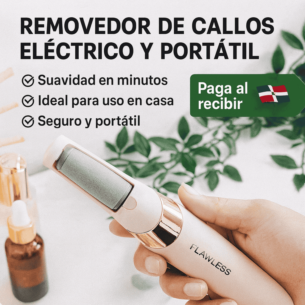 Removedor de Callos Profesional, Eléctrico y Portatil