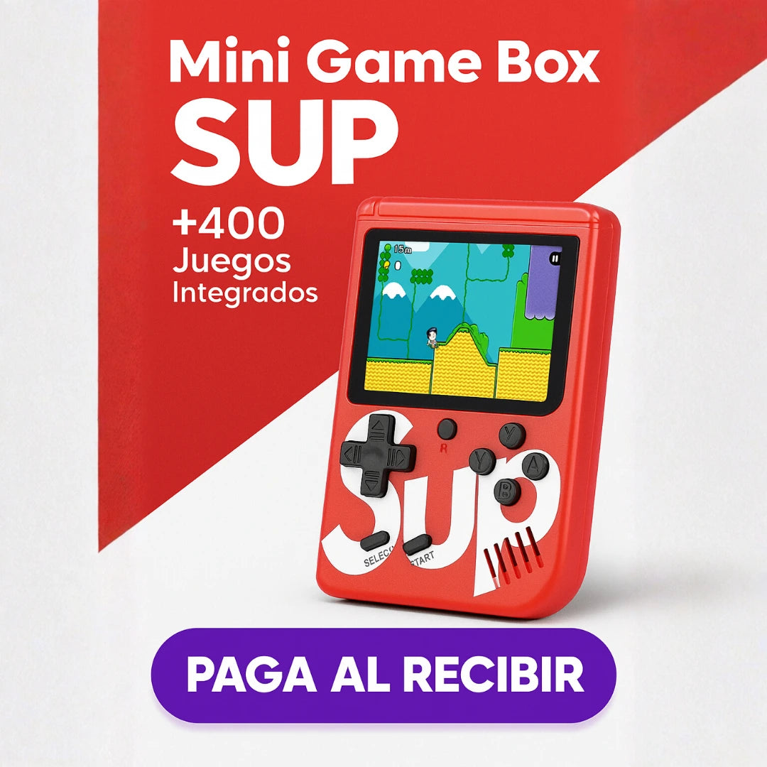Mini Consola Portátil Game Box Sup con 400 Juegos Integrados