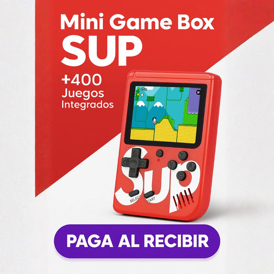 Mini Consola Portátil Game Box Sup con 400 Juegos Integrados
