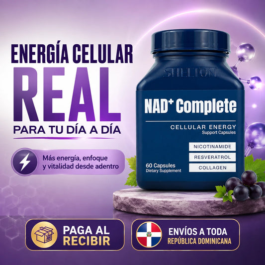 Suplemento de Resveratrol y NAD+ para Mujeres y Hombres