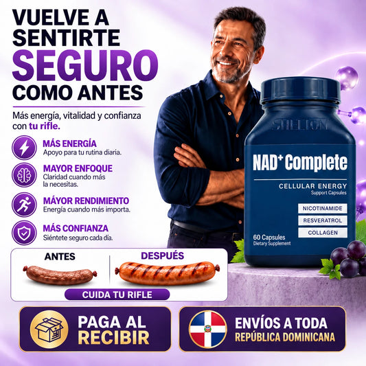 Suplemento NAD+ para Hombres
