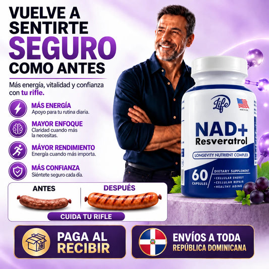 Suplemento NAD+ para Hombres
