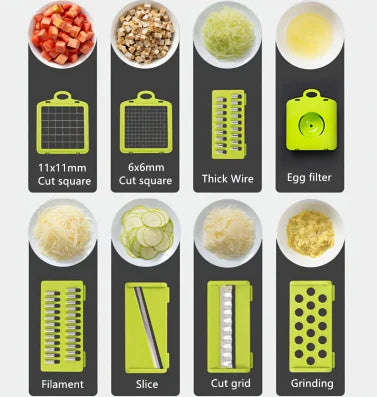 Cortador de Vegetales Shoper 14 en 1 – Multifuncional y Práctico