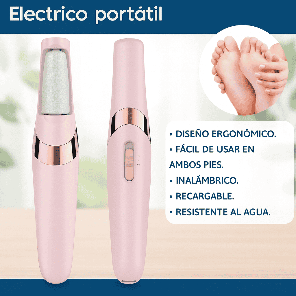 Removedor de Callos Profesional, Eléctrico y Portatil