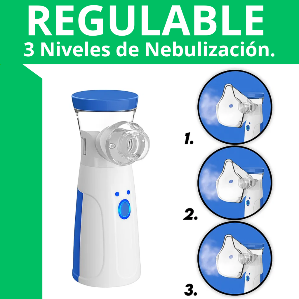 Respira fácil, vive mejor con tu Nebulizador Portátil