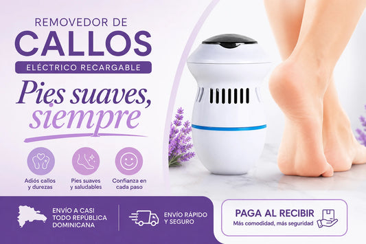 Removedor de Callos Eléctrico Recargable